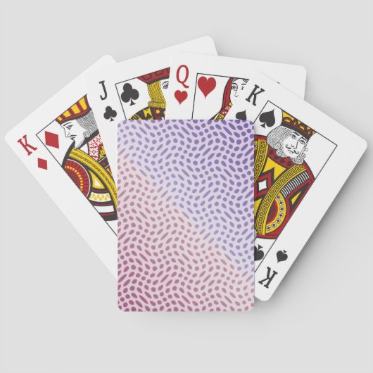 Stippen in roze en magenta pokerkaarten (Achterkant)