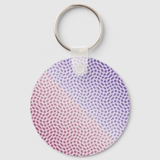 Stippen in roze en magenta sleutelhanger (Voorkant)