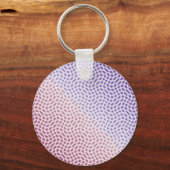 Stippen in roze en magenta sleutelhanger (Voorkant)