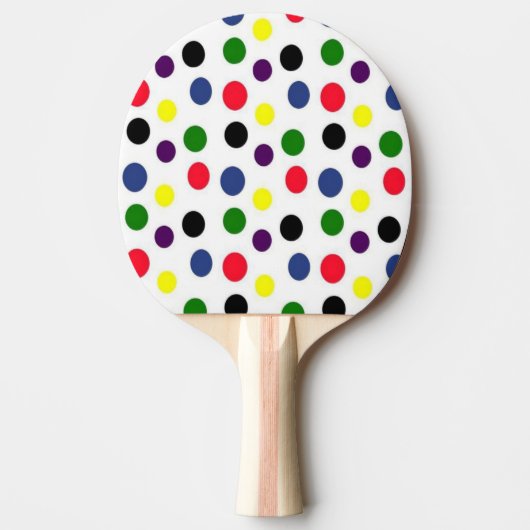 Stippen Kleur Tafeltennisbatje (Voorkant)