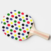 Stippen Kleur Tafeltennisbatje (Zijkant)