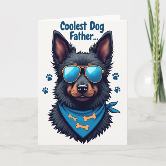 Stippen Koele Hond Kaart (Voorkant)