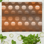 Stippen koper theedoek (Gevouwen)