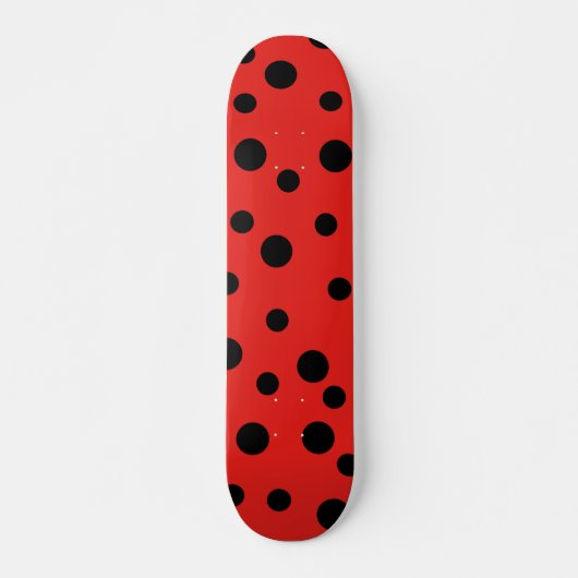 Stippen - Ladybug Persoonlijk Skateboard (Voorkant)