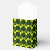 Stippen lemon Limoen-Tent Favor Box Bedankdoosjes (Geopend)