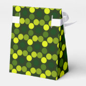 Stippen lemon Limoen-Tent Favor Box Bedankdoosjes (Achterkant)
