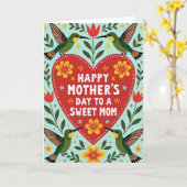 Stippen Liefdeskaart Kaart (Gele Bloem)