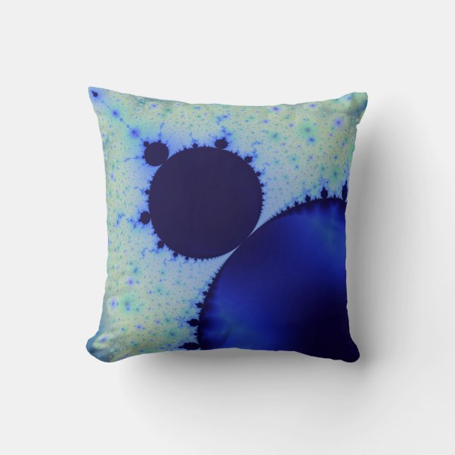 Stippen Mandelbrot Kussen (Voorkant)
