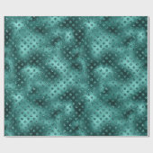 Stippen met groene kerst cadeaupapier (Vlak)