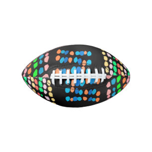 Stippen met kleur american football