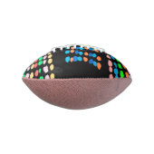 Stippen met kleur american football (Gedraaid 90)