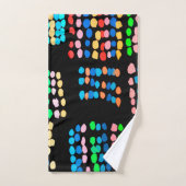 Stippen met kleur bad handdoek (Handdoek)