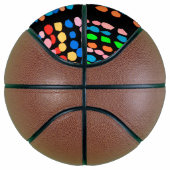 Stippen met kleur basketbal (Rechts)