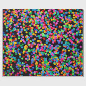 Stippen met kleur cadeaupapier (Vlak)