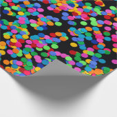 Stippen met kleur cadeaupapier (Hoek)