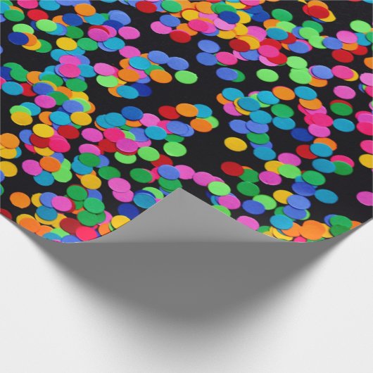 Stippen met kleur cadeaupapier (Hoek)