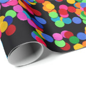 Stippen met kleur cadeaupapier (Rol Hoek)