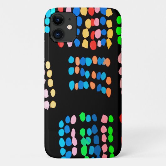 Stippen met kleur Case-Mate iPhone case (Achterkant)