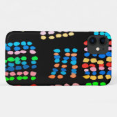 Stippen met kleur Case-Mate iPhone case (Achterkant (horizontaal))