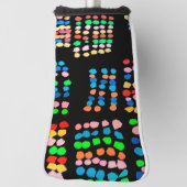 Stippen met kleur golfheadcover (Draai 90)