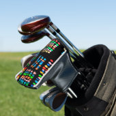 Stippen met kleur golfheadcover (Insitu)