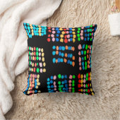 Stippen met kleur kussen (Deken)