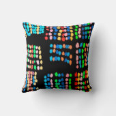 Stippen met kleur kussen (Achterkant)