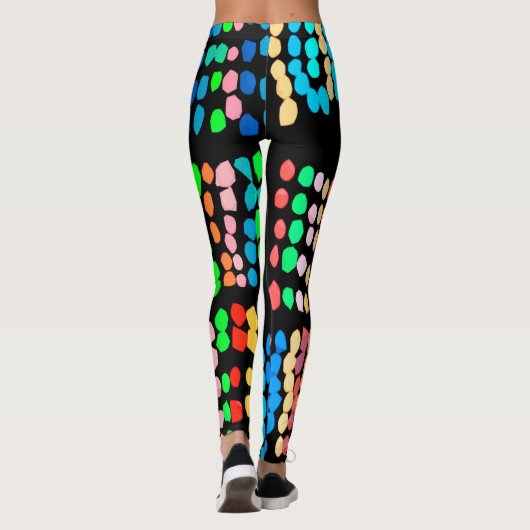 Stippen met kleur leggings (Achterkant)