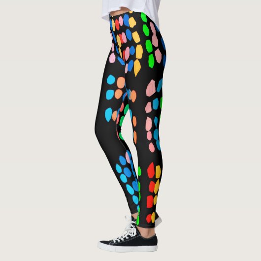 Stippen met kleur leggings (Links)