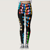 Stippen met kleur leggings (Voorkant)