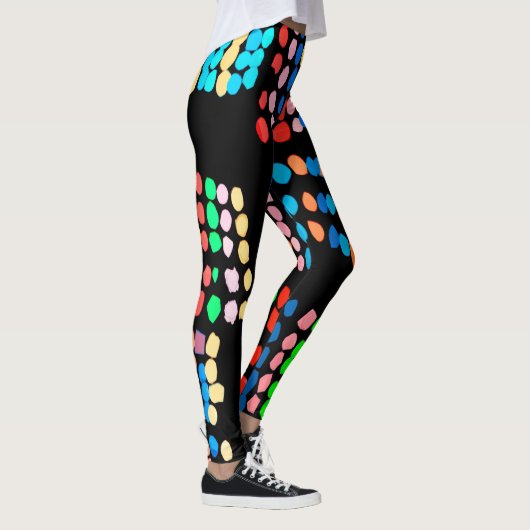 Stippen met kleur leggings (Rechts)