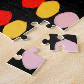 Stippen met kleur legpuzzel (Zijkant)