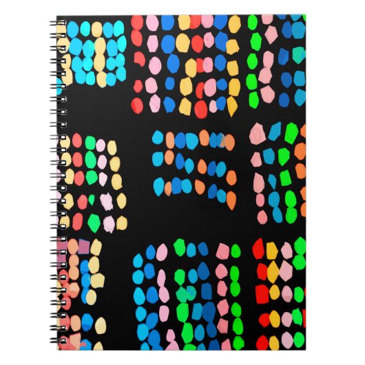 Stippen met kleur notitieboek (Voorkant)