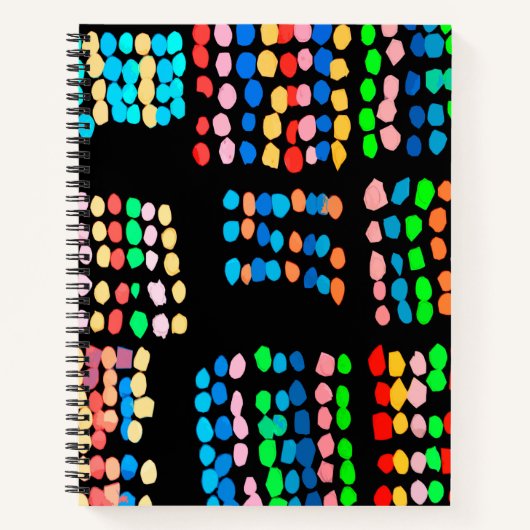 Stippen met kleur notitieboek (Voorkant)