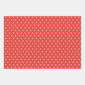 Stippen met kleurrijke strepen en kerstfeestdagen inpakpapier vel (Voorkant 3)