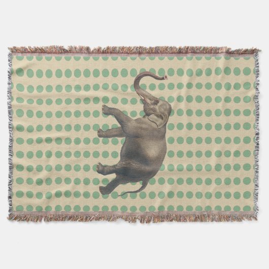 Stippen met lephant- met lephant deken (Voorkant)