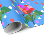 Stippen met meerdere stromen: Happy Holiday Gift P Cadeaupapier (Rol Hoek)