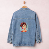 stippen met pin-uppolka denim jacket (Hangar)