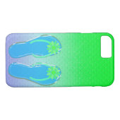 stippen met teenslippers in reliëf Case-Mate iPhone case (Achterkant (Horizontaal))