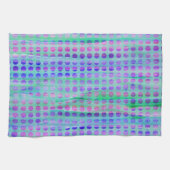 Stippen mini Periwinkle wassen Theedoek (Horizontaal)