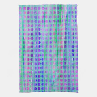 Stippen mini Periwinkle wassen Theedoek
