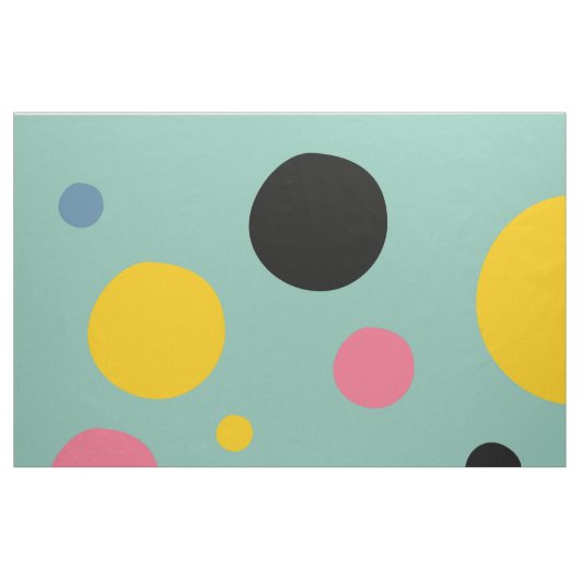 Stippen Mint Pattern Fabric Stof (Fat Quarter)