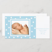 Stippen N Stippen (blauw) Aankondiging (Voorkant / Achterkant)