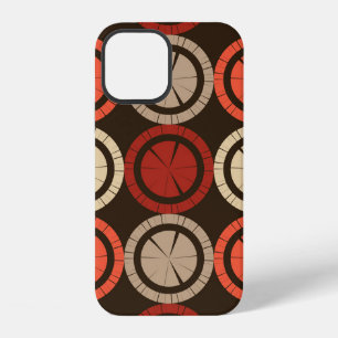 Stippen naadloos patroon. Mozaïek van etnische fig iPhone 12 Hoesje