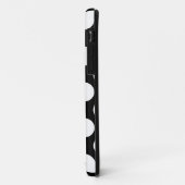Stippen naadloos patroonwit + uw achtergrond. Case-Mate iPhone case (Achterkant/links)