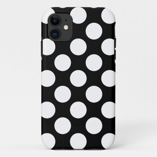 Stippen naadloos patroonwit + uw achtergrond. Case-Mate iPhone case (Achterkant)