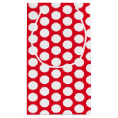 Stippen Nice Polka Dots Gift Bag Klein Cadeauzakje (Achterkant)