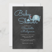 Stippen Olifanten Baby Shower / Sprinkle Boho Kaart (Voorkant)