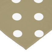 Stippen ontwerpen donkere tinten lange tafelloper (Hoek)