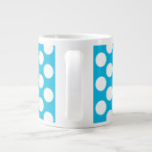 Stippen op Blauw Grote Koffiekop (Achterkant)